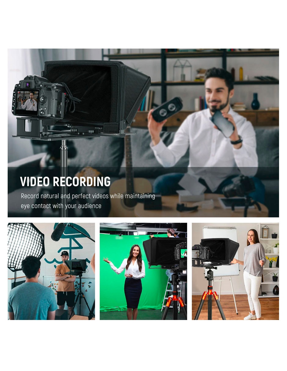 Kit accesorios para cámara Teleprompter 5