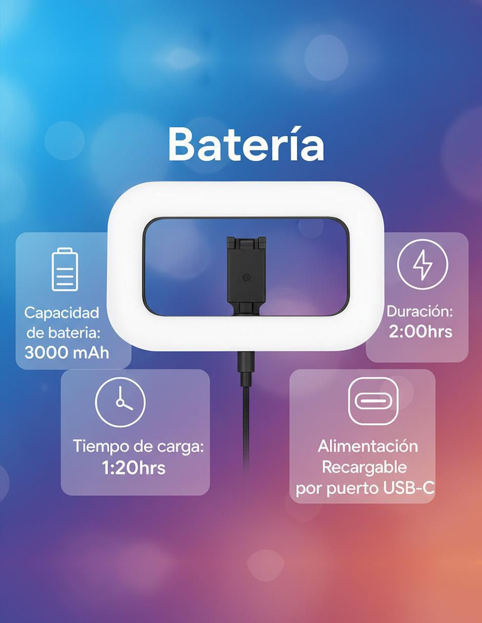 Lámpara para fotografía modelo YM200 6