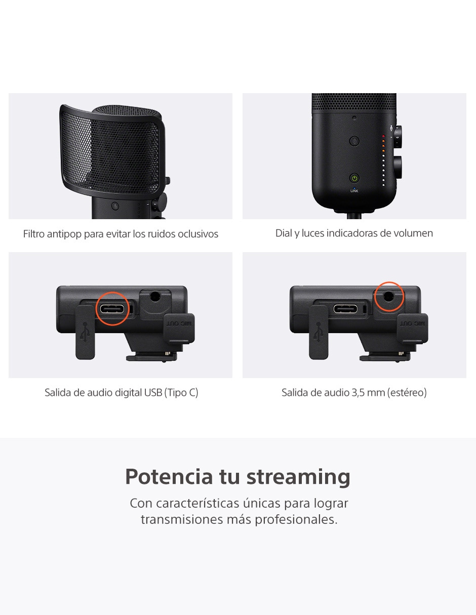 Micrófono de transmisión inalámbrica ECM-S1 9