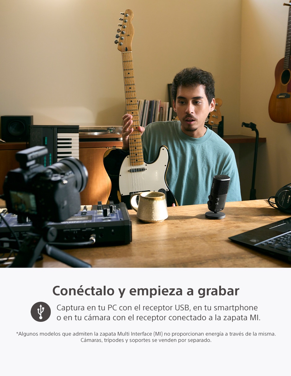 Micrófono de transmisión inalámbrica ECM-S1 10