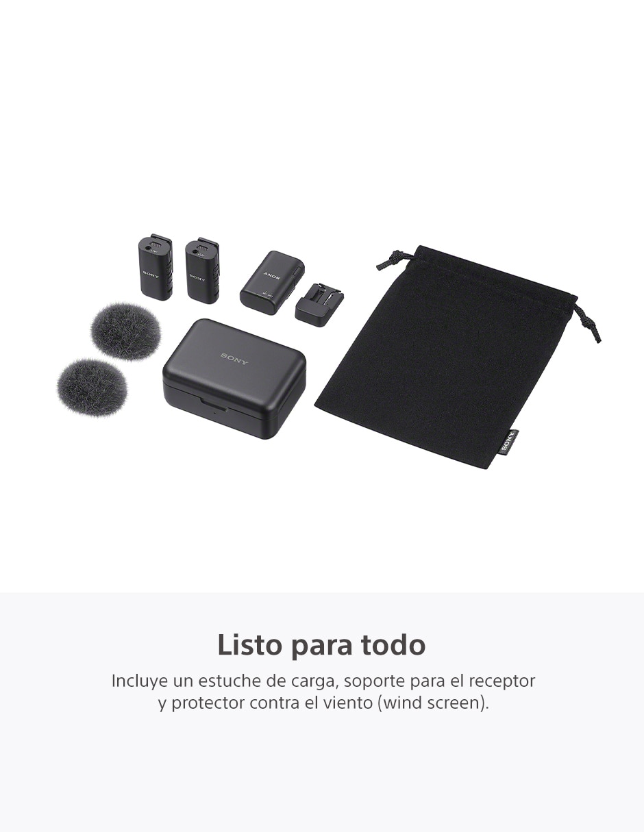 Micrófono de transmisión inalámbrica ECM-W3 10