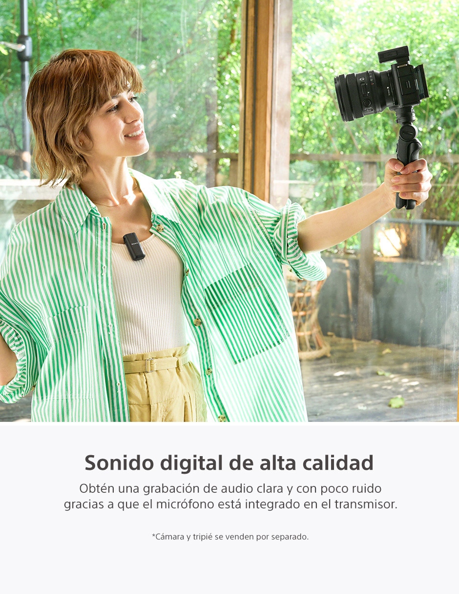 Micrófono de transmisión inalámbrica ECM-W3S 4