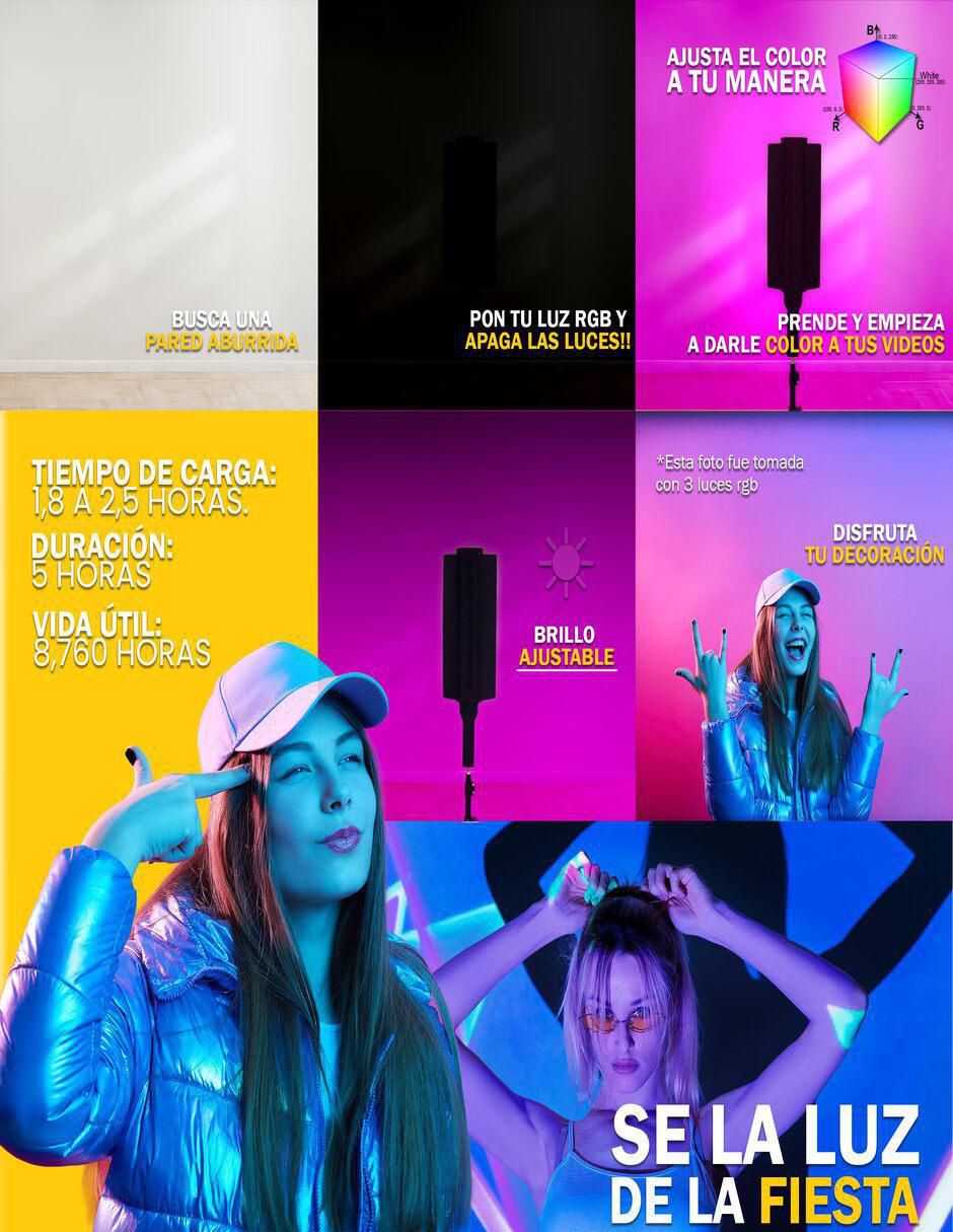 Lámpara para fotografía modelo Comerliv 3