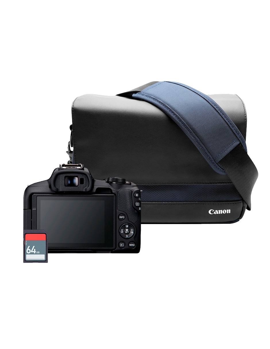 Kit cámara sin espejo y accesorios EOS R50 con lente 18 a 45 mm f / 6.3 RF-Mount 2