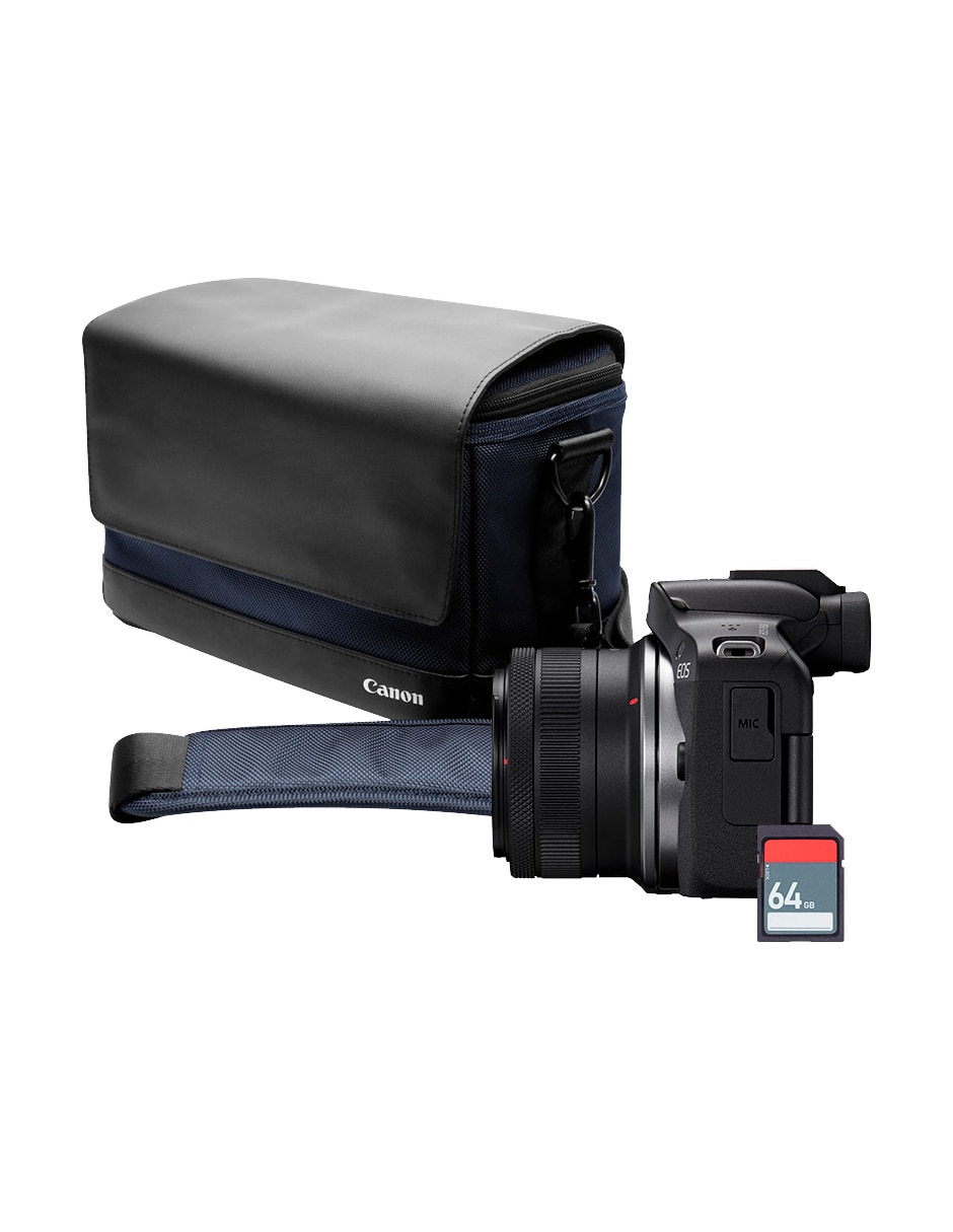 Kit cámara sin espejo y accesorios EOS R50 con lente 18 a 45 mm f / 6.3 RF-Mount 3