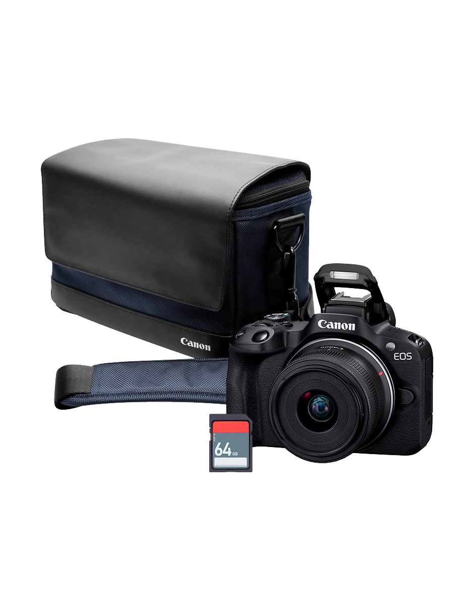 Kit cámara sin espejo y accesorios EOS R50 con lente 18 a 45 mm f / 6.3 RF-Mount 4