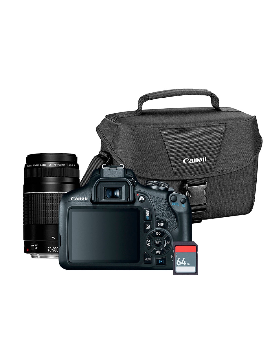 Kit cámara reflex y accesorios T7 con lente 18 a 55 mm f / 22 2