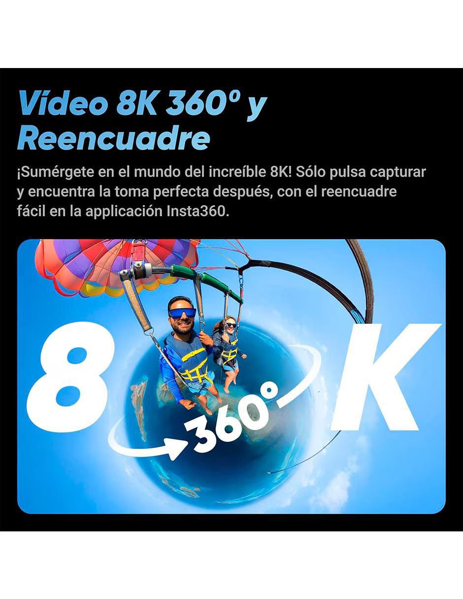 Cámara de acción X4 Bundle 8k 6