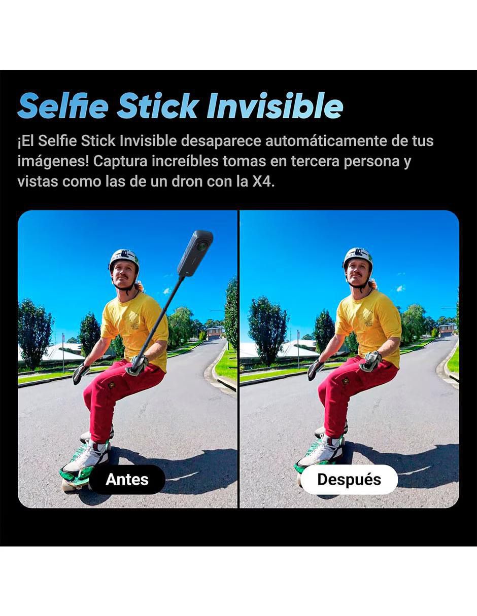 Cámara de acción Insta360 X4 bundle 8K 2