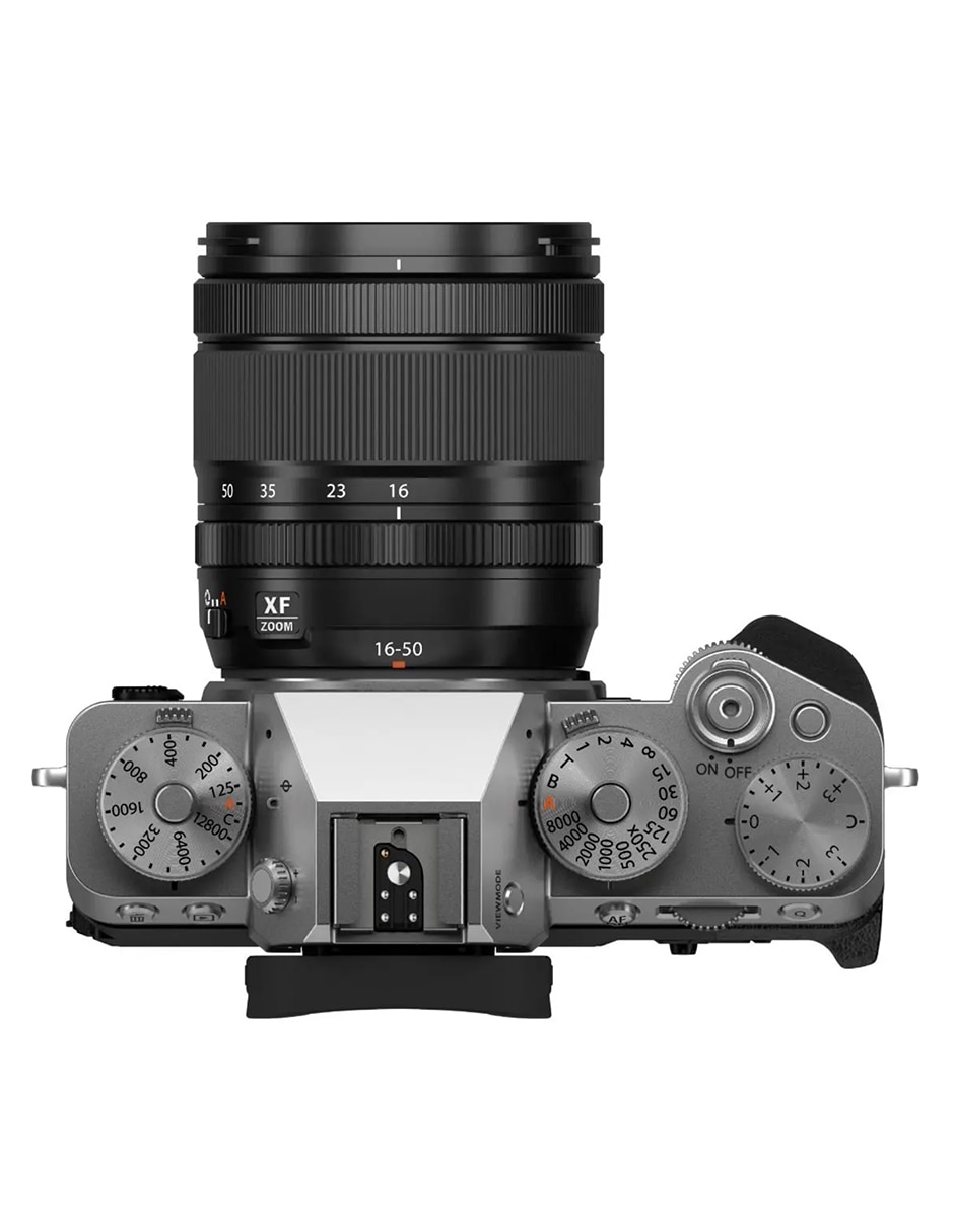 Kit cámara sin espejo y accesorios modelo Fujifilm X-T5 + XF16-50mm con lente zoom f/ 2.8 3