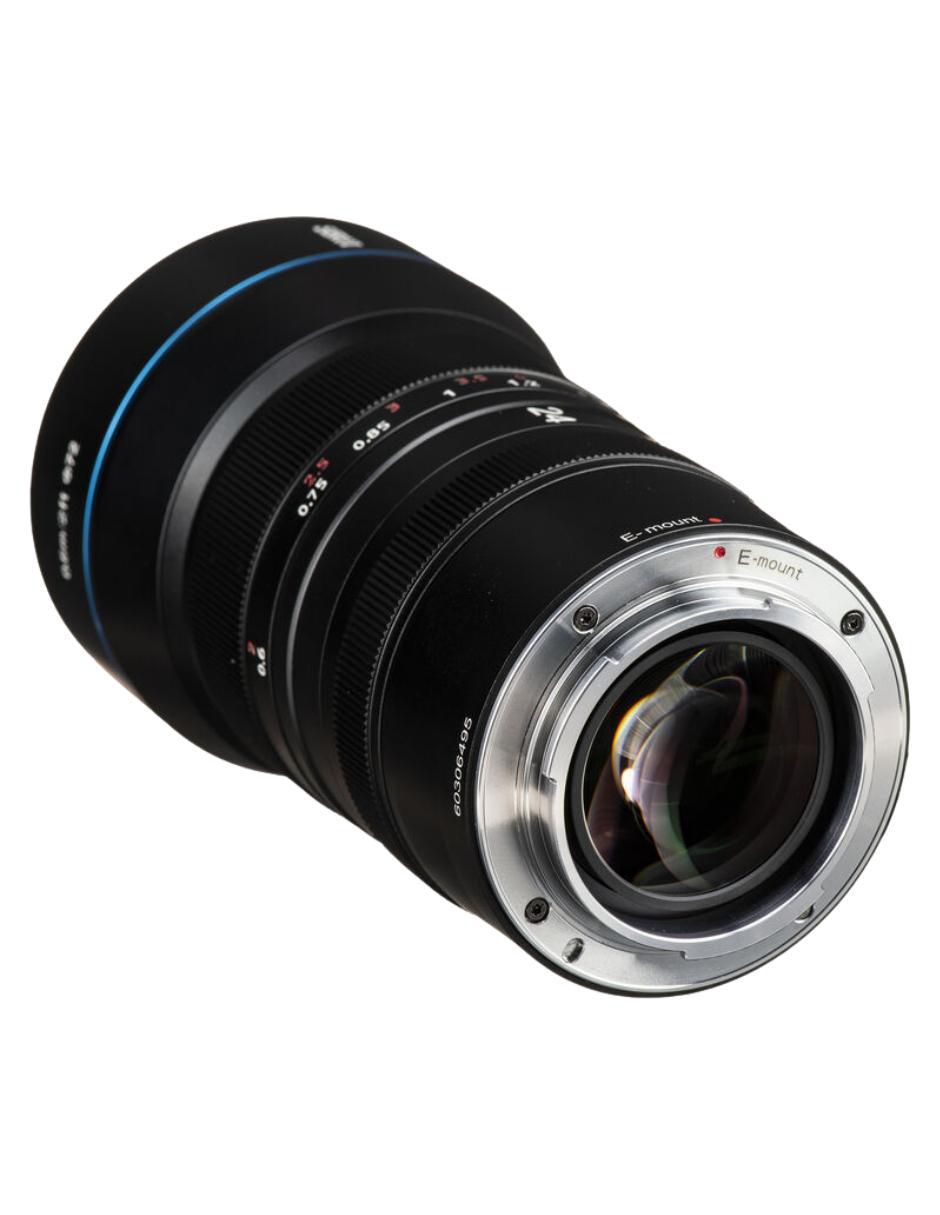 Lente estándar modelo Sony E Sirui 24mm F/2.8 1.33x 72 mm f/2.8 para montura E Lente estándar modelo Sony E Sirui 24mm F/2.8 1.33x 72 mm f/2.8 para montura E