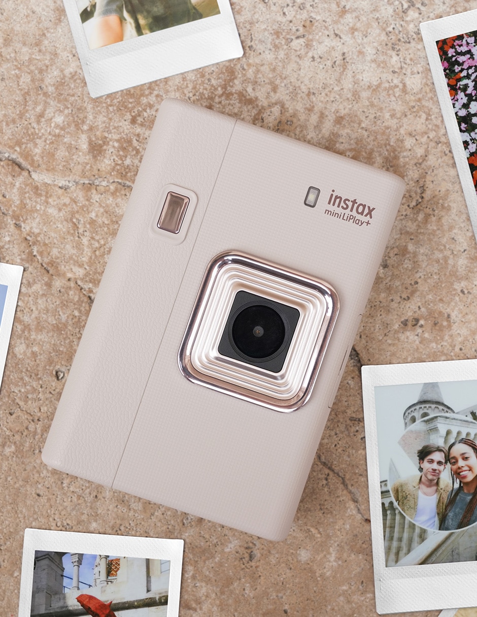 Cámara Fujifilm instax LiPlay+,BEIGE
