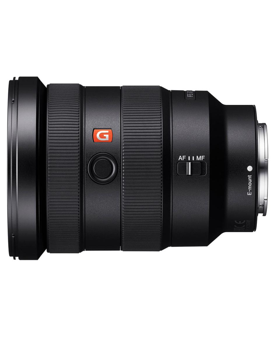 Lente zoom angular modelo sel1635gm 82 mm f / 2.8 para montura e 3